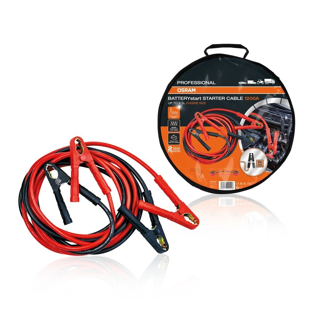 OSRAM STARTERcable 1500A (BAG) - Carlevel AB - Fordon och delar > Fordonstillbehör