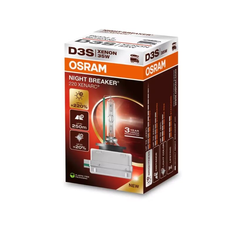 Osram Xenarc Night Breaker 220 D3S - Carlevel AB - Fordon och delar > Fordonsdelar > Belysning > Halvljus