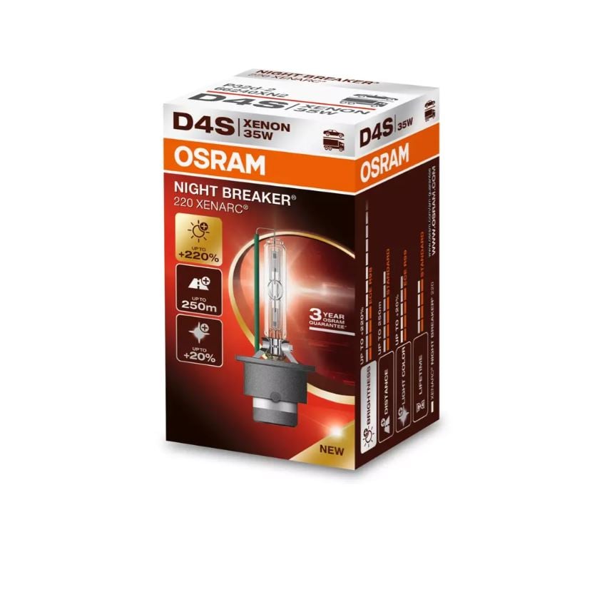Osram Xenarc Night Breaker 220 D4S - Carlevel AB - Fordon och delar > Fordonsdelar > Belysning > Halvljus