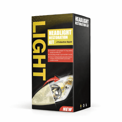 Poleringskit för Strålkastare – Återställ Klarhet & Förbättra Sikt med Vårt Universella Strålkastarrenoveringskit - Carlevel - Hogkvalitativa Reparationsverktyg för Bilar