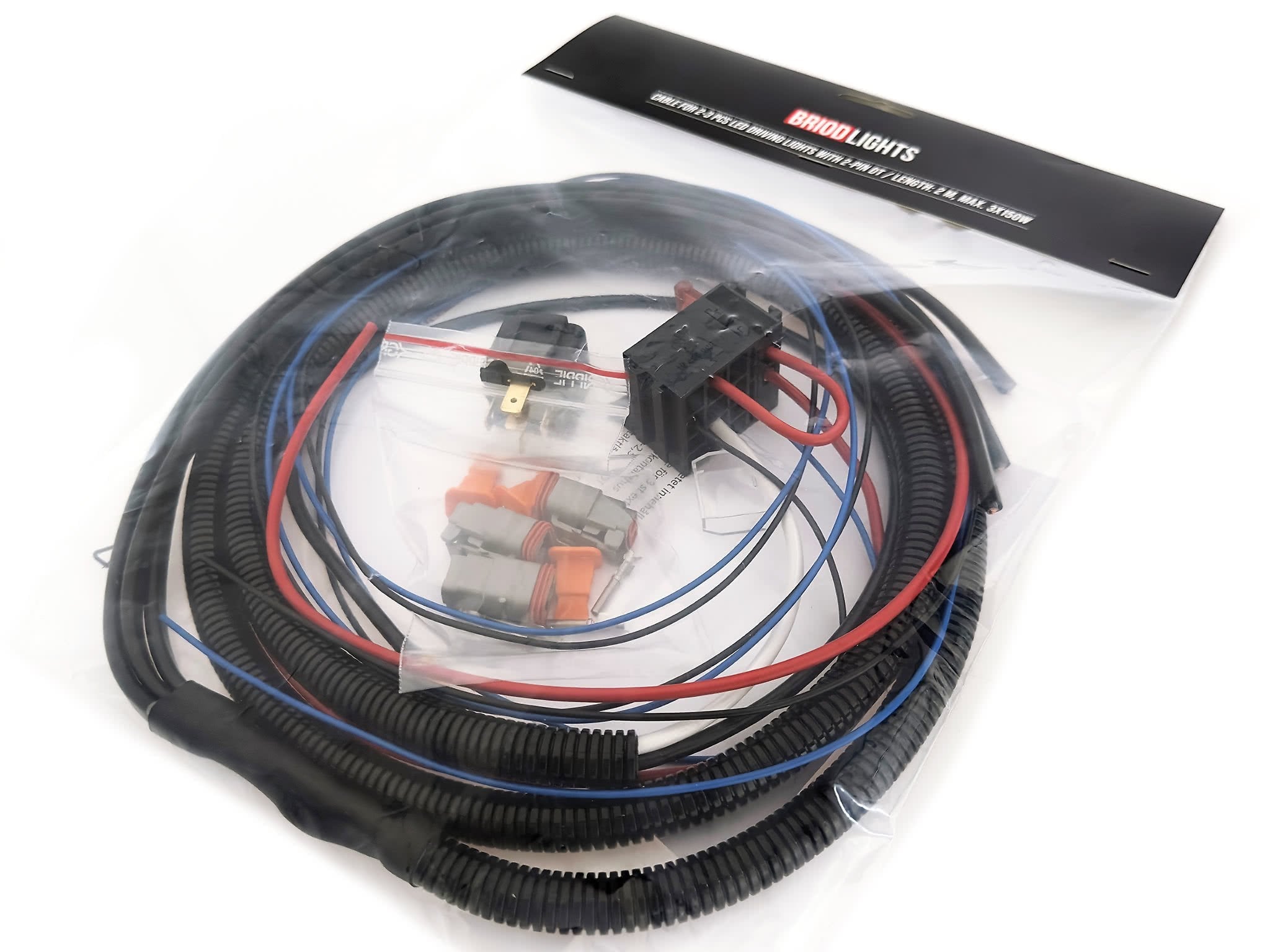 PT – BriodLights kablagepaket för 2 – 3 extraljus 12 V - Carlevel AB - Fordon och delar > Fordonsdelar > Belysning > Extraljus