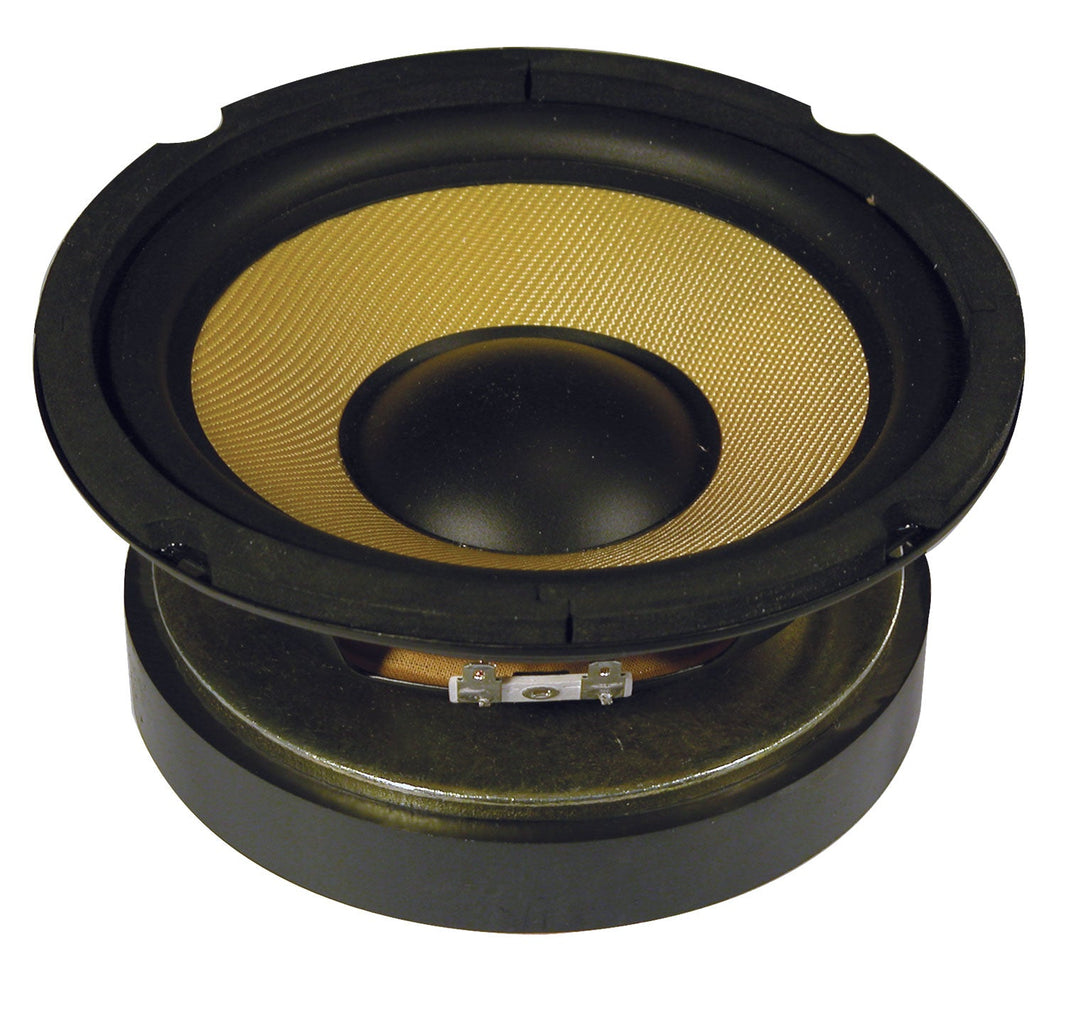 Baselement woofer 6,5 250W ventilerad magnet – QTX – produktbild framifrån | QTX