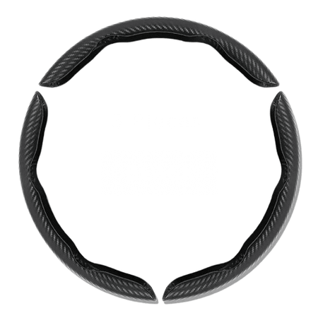 Rattöverdrag – Kolfiber-look 38,5 cm universell passform - Carlevel AB - Fordon och delar > Fordonstillbehör