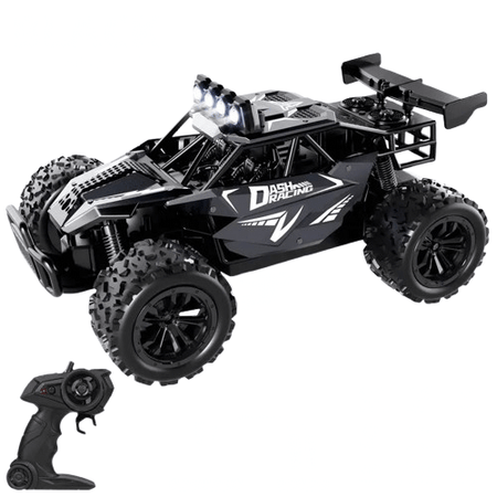 RC bil 1:16 radiostyrd bil – 20 km/h LED USB-laddning – produktbild framifrån | Carlevel