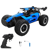 RC Bil– Radiostyrd Terrängbil med Blinkande Ljus & 2.4 GHz Fjärrkontroll - Carlevel - 