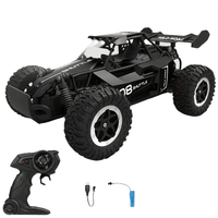 RC Bil– Radiostyrd Terrängbil med Blinkande Ljus & 2.4 GHz Fjärrkontroll - Carlevel - 