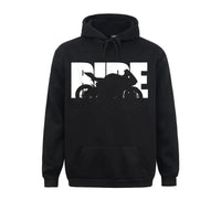 Ride Hoodie – Huvtröja med motorcykeltryck för herr och dam - Carlevel - 