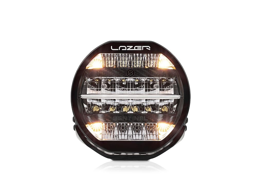 Lazer Sentinel Std LED extraljus 9" Black – produktvy från sidan | Lazer