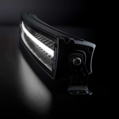 LED-ramp Siberia DRC 22″ curved 6161 lm vit-orange – böjd design – närbild detaljer | Carlevel