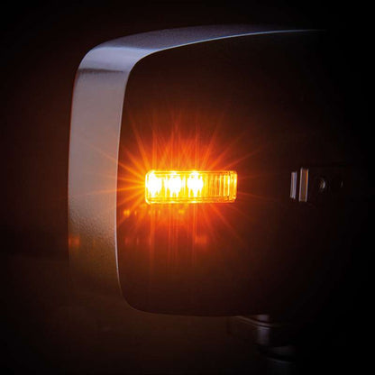 Ploglampa Strands Lighting Division Siberia HI-LO Vänster – varm lins, universal extraljus – närbild detaljer