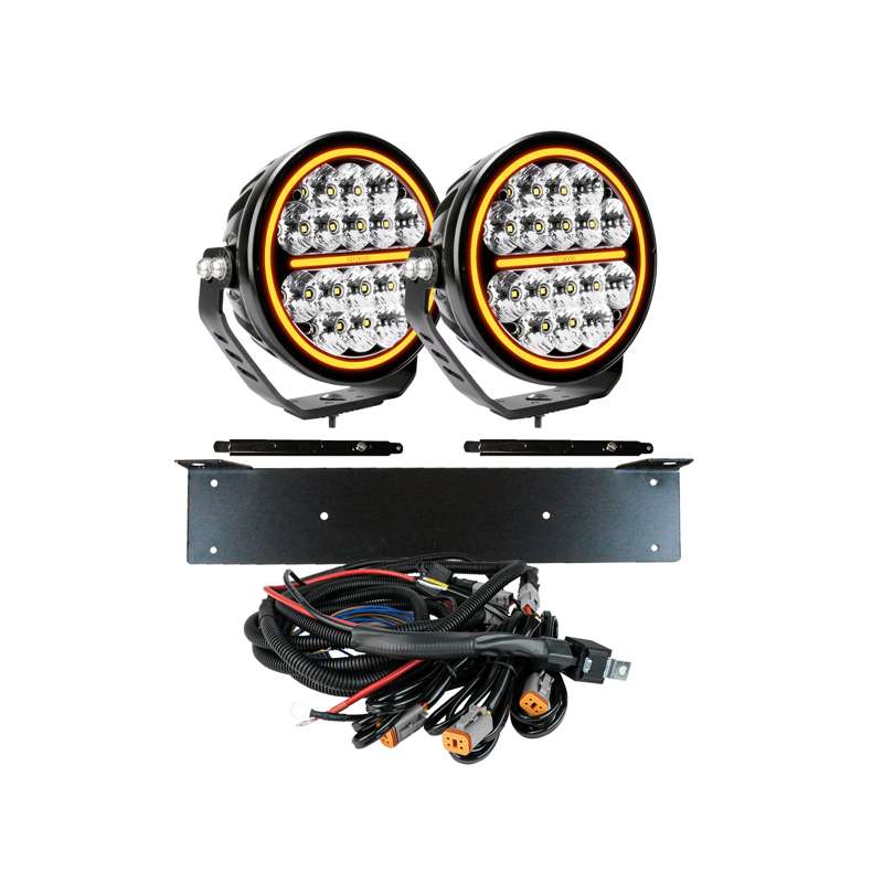 Siberia NR 7″ LED Extraljuskit 2 - pack – Klar lins – Strands - Carlevel - 