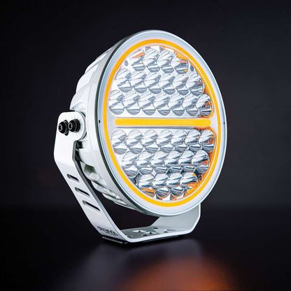 Siberia NRS LED-ramp 9" – 11820 lm – Long Distance Beam vit – närbild detaljer | Carlevel