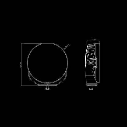 Siberia Skylord LED-extraljus 7" – 5850 lm – Xperience Mode – extrabild | Carlevel