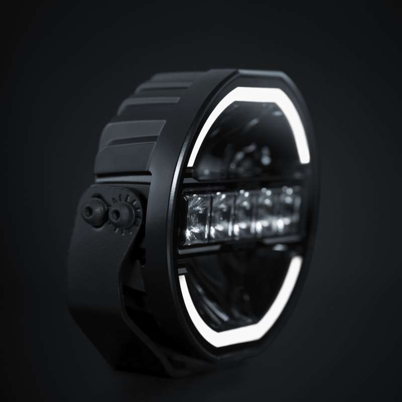 Siberia Skylord LED-extraljus 7" – 5850 lm – Xperience Mode – närbild detaljer | Carlevel