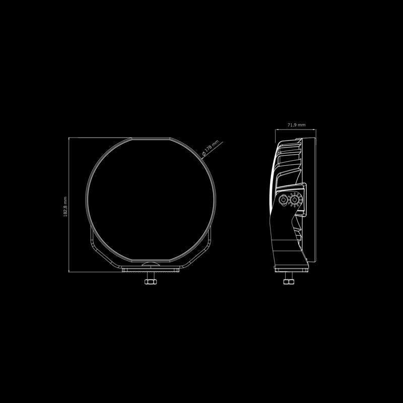 Siberia Skylord LED-extraljus 7" – 5850 lm – Xperience Mode - Carlevel AB - Fordon och delar > Fordonsdelar > Belysning > Extraljus