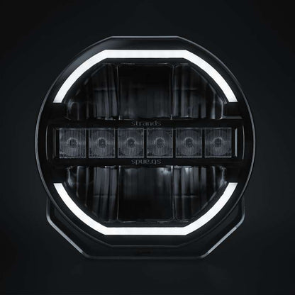 Siberia Skylord LED-extraljus 9" – 7025 lm – Xperience Mode – närbild detaljer | Carlevel