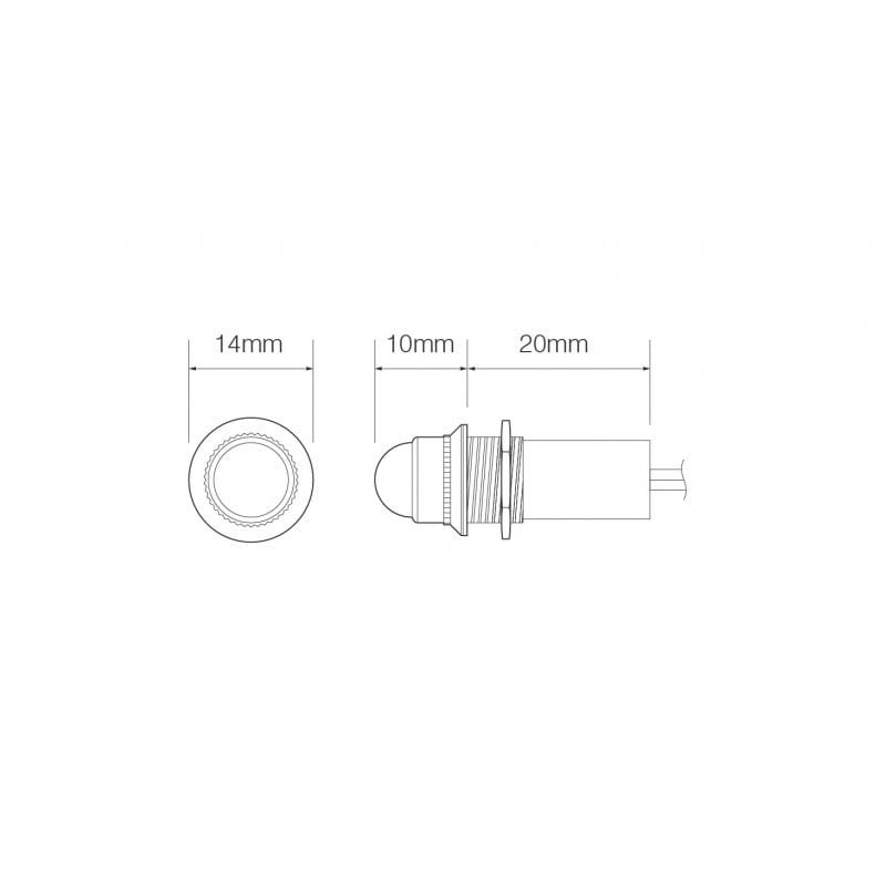 Signallampa Gul 12V - Carlevel AB - Fordon och delar > Fordonsdelar > Belysning