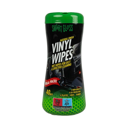 SMART GLOSS Våtservetter plast vinyl SMART GLOSS – Skydd och glans för bilinteriör - Carlevel AB - Fordon och delar > Fordonsunderhåll > Bilvård