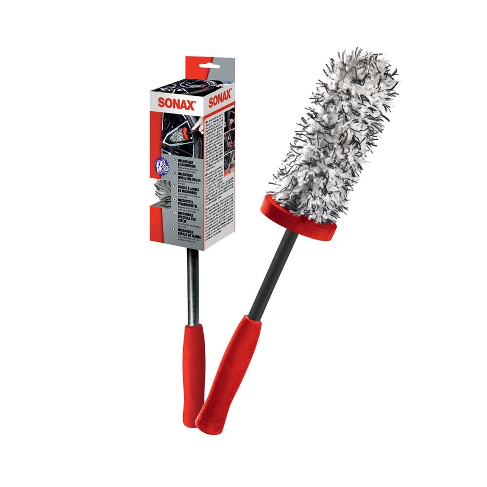Fälgborste SONAX mikrofiber – skonsam rengöring för fälgar – produktbild framifrån | SONAX