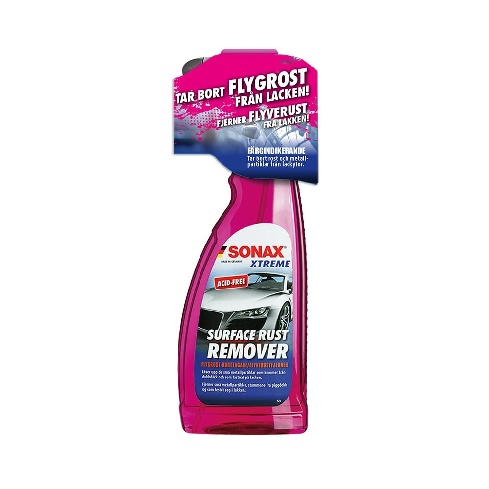 SONAX Flygrostborttagare Xtreme Surface 750 ml – Rostborttagning - Carlevel AB - Fordon och delar > Fordonsunderhåll > Bilvård