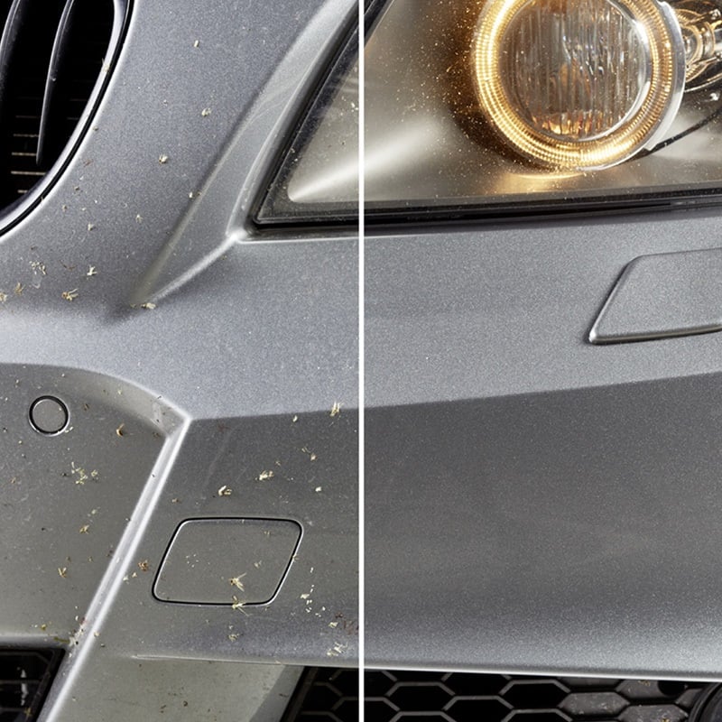 Insektsborttagare SONAX Insect Star 750ml – effektiv rengöring för bilens lack – i användning | SONAX