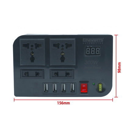 Spänningsomvandlare – 158 × 100 × 43 mm - Carlevel AB - Fordon och delar > Fordonstillbehör