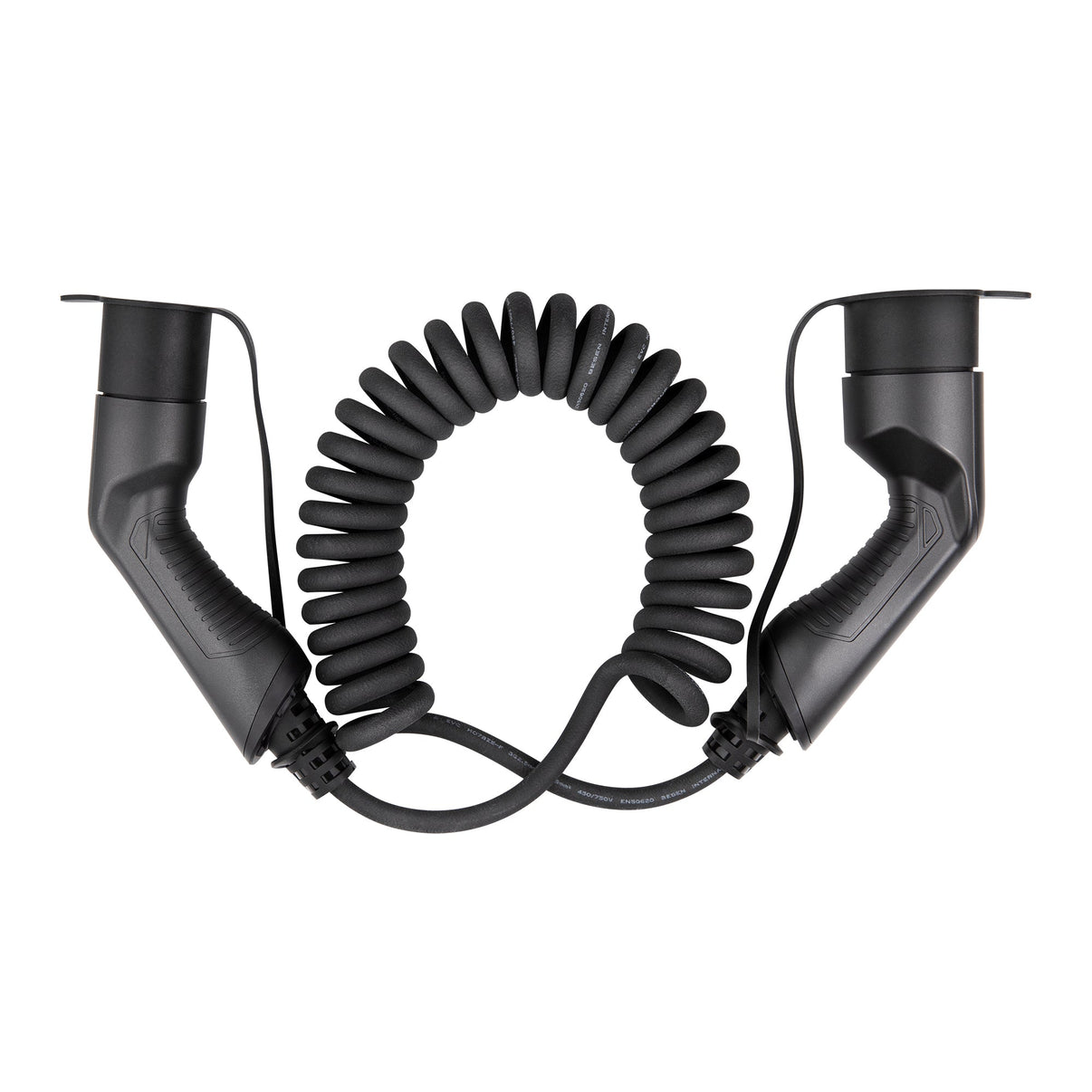 Spiral laddkabel Typ 2 16A 11 kW 7 m – Mode 3 - Carlevel AB - Fordon och delar > Fordonstillbehör