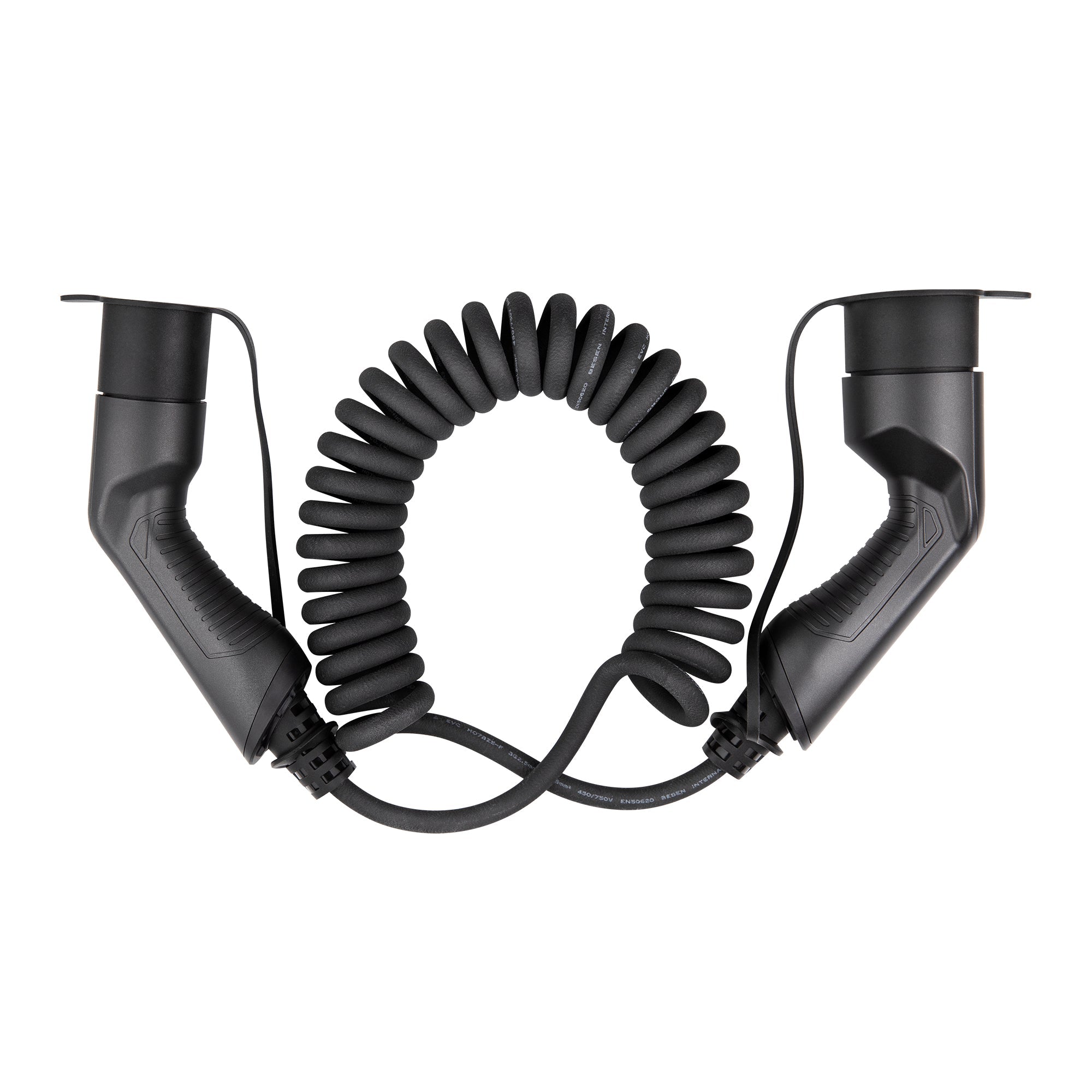 Spiral laddkabel Typ 2 16A 11 kW 7 m – Mode 3 - Carlevel AB - Fordon och delar > Fordonstillbehör