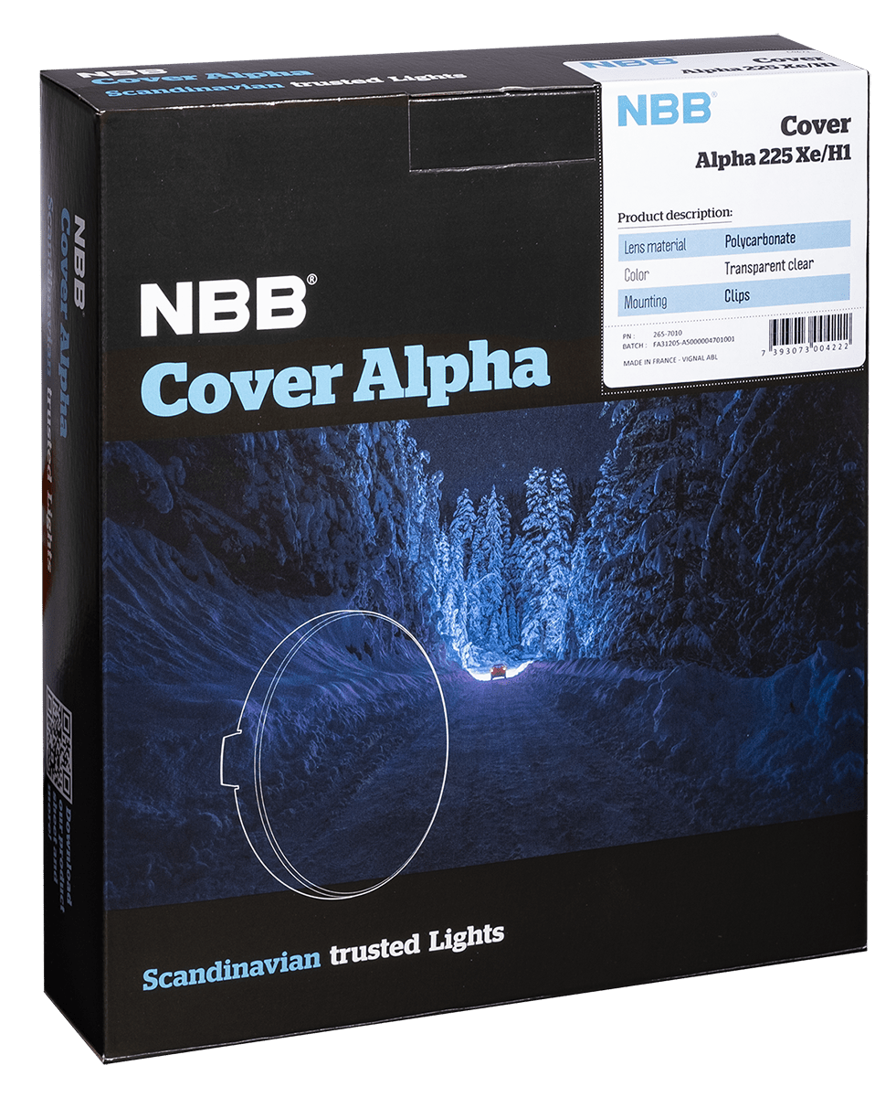 Stenskottsskydd NBB 225 Alpha - Carlevel AB - Fordon och delar > Fordonsdelar > Belysning > Extraljus
