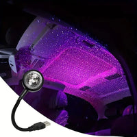 Stjärnbelysning musikstyrd USB LED taklampa för bilen - Carlevel AB - Fordon och delar > Fordonsdelar > Belysning