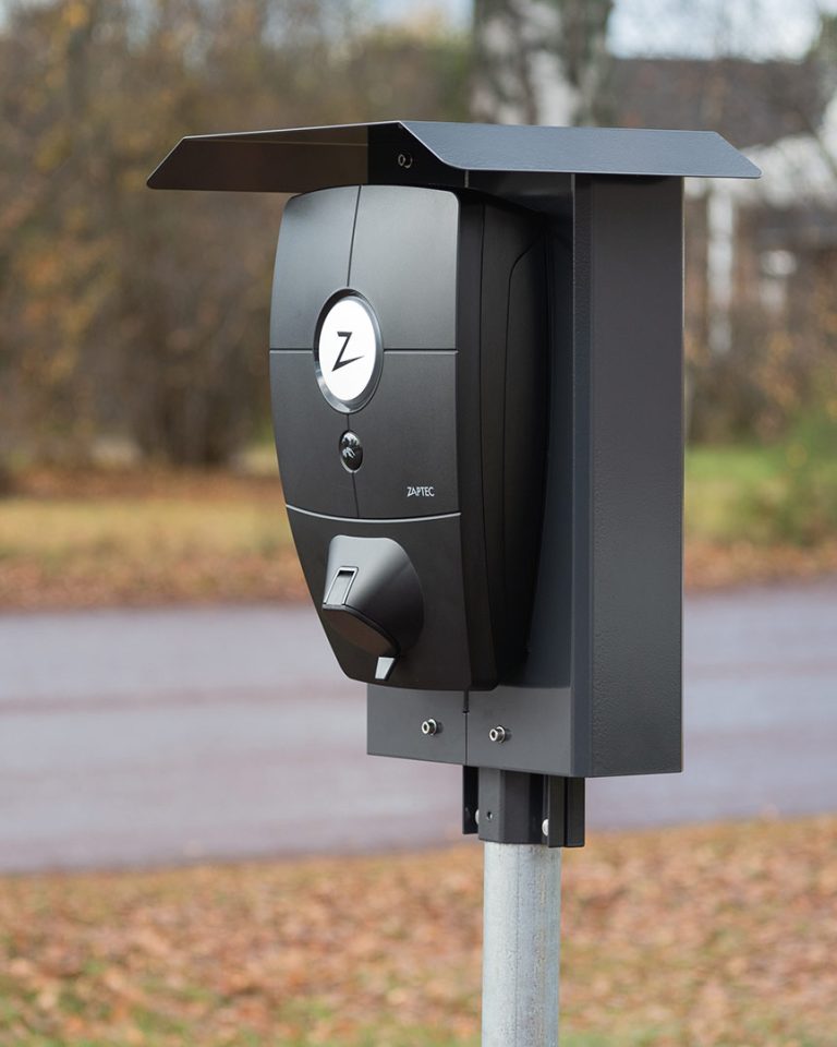 Stolpfäste singel till laddbox – 60 mm rör - Carlevel AB - Fordon och delar > Fordonstillbehör