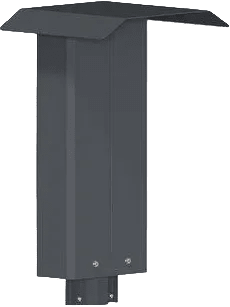 Stolpfäste 190S singel för Easee – 60 mm rör – S-Line – produktbild framifrån | S-Line