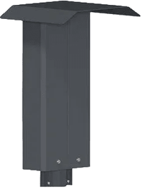 Stolpfäste 190S singel för Easee – 60 mm rör – S-Line – produktbild framifrån | S-Line