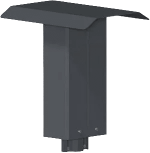 Stolpfäste 205D2 dubbel för Easee – 60 mm rör – Fördelningsplint 2x5G 25 mm² – Next Green – produktbild framifrån