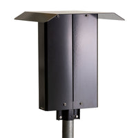 Stolpfäste dubbel till laddbox – 60 mm rör – Fördelningsplint 2x5G 25 mm² Next Green – produktbild framifrån | Next Green