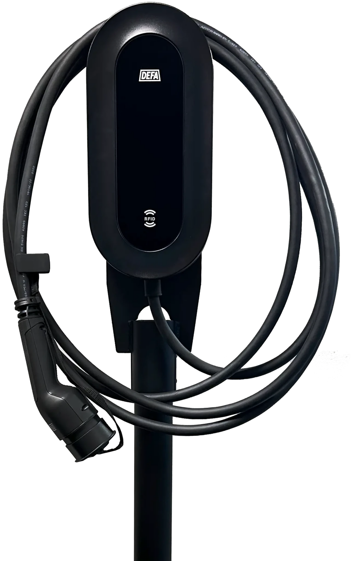 Stolpfäste till DEFA Power – 60 mm stolpe – singel/dubbel – S-Line – närbild detaljer | S-Line