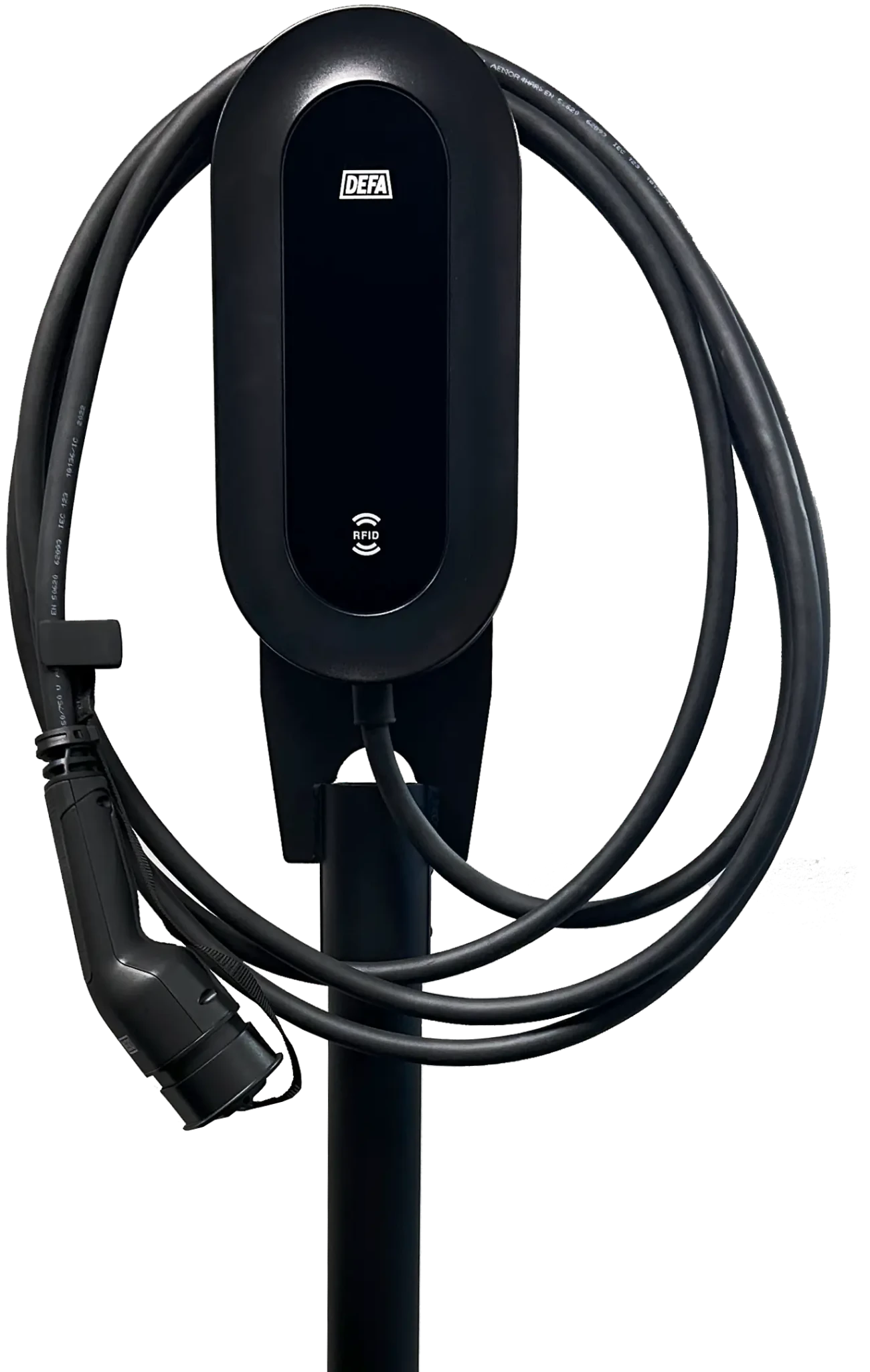 Stolpfäste till DEFA Power – 60 mm stolpe – singel/dubbel – S-Line – närbild detaljer | S-Line