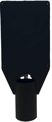 Stolpfäste till Zaptec Go laddbox – 60 mm stolpe – Singel/Dubbel S-Line – produktbild framifrån | S-Line