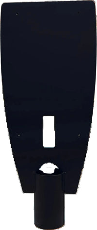 Stolpfäste till Zaptec Pro laddbox – 60 mm stolpe – Singel/Dubbel S-Line – produktbild framifrån | S-Line