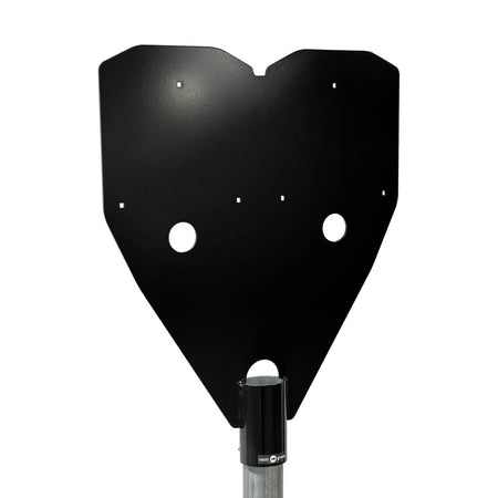 Stolpfäste Next Green Poleplate 470 E – 60 mm stolpe – upp till 4 laddboxar – produktbild framifrån | Next Green