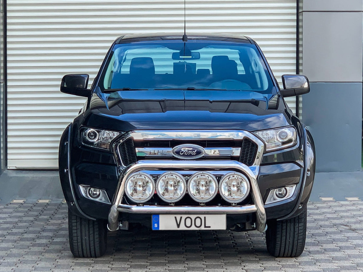 STOR QUADRO 76MM frontbåge – Ford Ranger 2016 - Carlevel AB - Fordon och delar > Fordonstillbehör