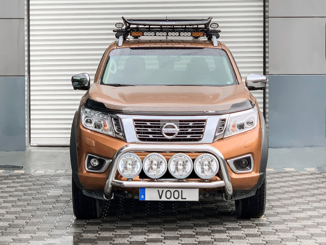 STOR QUADRO 76MM frontbåge – Nissan Navara (NP300) 2016 - Carlevel AB - Fordon och delar > Fordonstillbehör