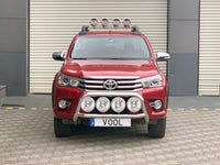 STOR QUADRO 76MM frontbåge – Toyota Hilux 2016–2018 - Carlevel AB - Fordon och delar > Fordonstillbehör
