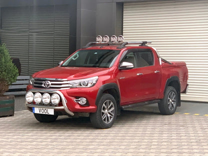 STOR QUADRO 76MM frontbåge – Toyota Hilux 2016–2018 - Carlevel AB - Fordon och delar > Fordonstillbehör