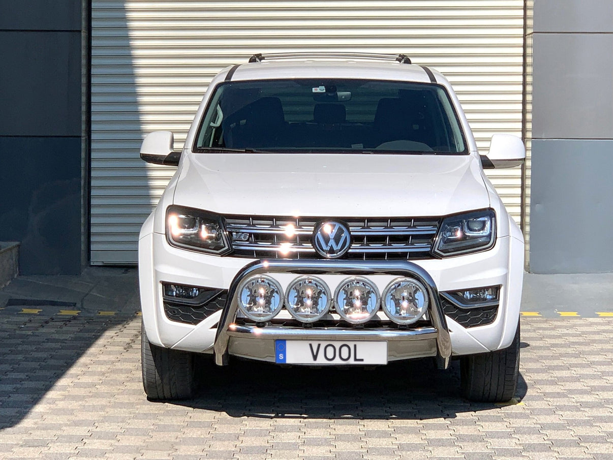 STOR QUADRO 76MM frontbåge – VW Amarok 2017 - Carlevel AB - Fordon och delar > Fordonstillbehör