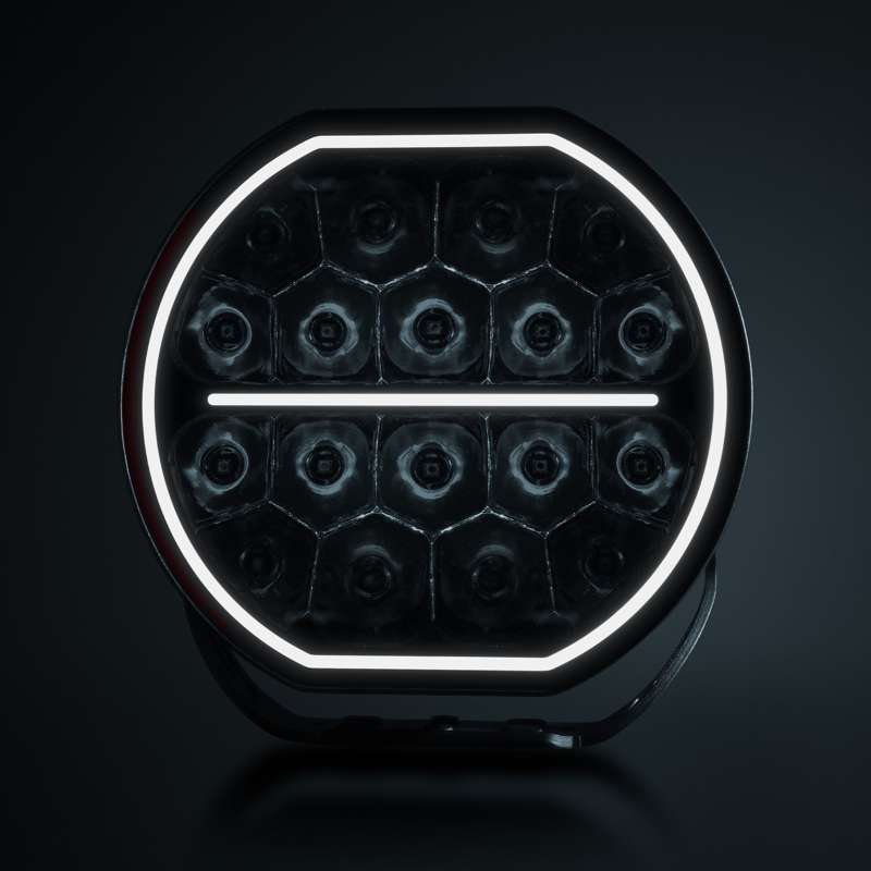 Extraljus Strands Lighting Division Big Energy EB 9" LED – 10700 lm Extended Beam – närbild detaljer