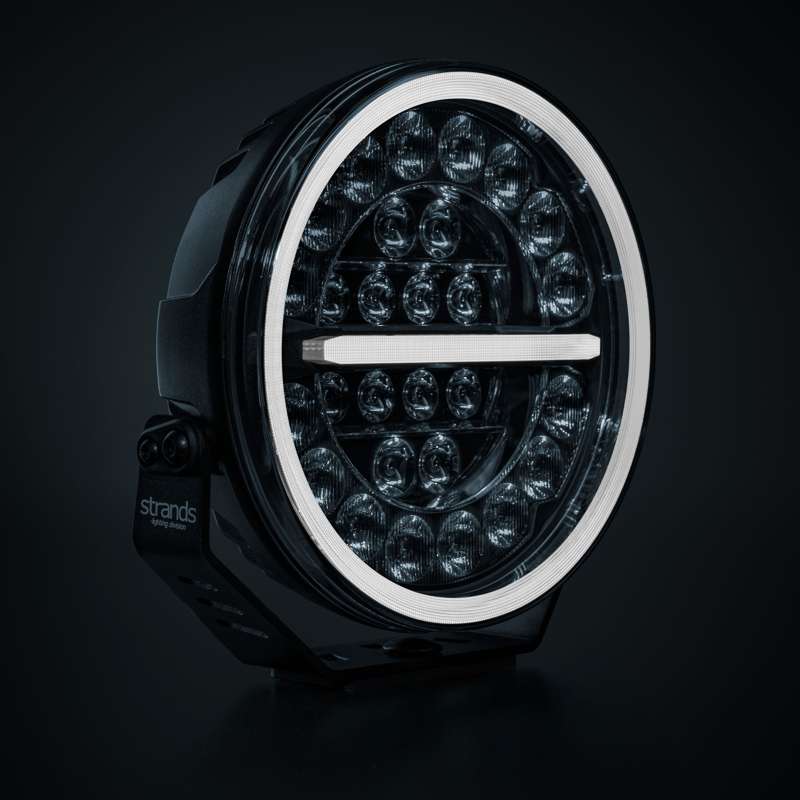 Strands Firefly Pro 9″ LED Extraljus – 12076 lm – Varningsljus – E - godkänd - Carlevel - 