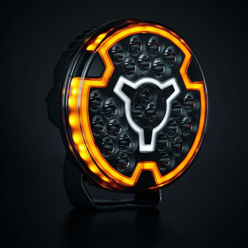 Extraljus Strands Freedom Maximum 7" LED 10000 lm E-godkänd – förpackning och innehåll | Strands Lighting Division