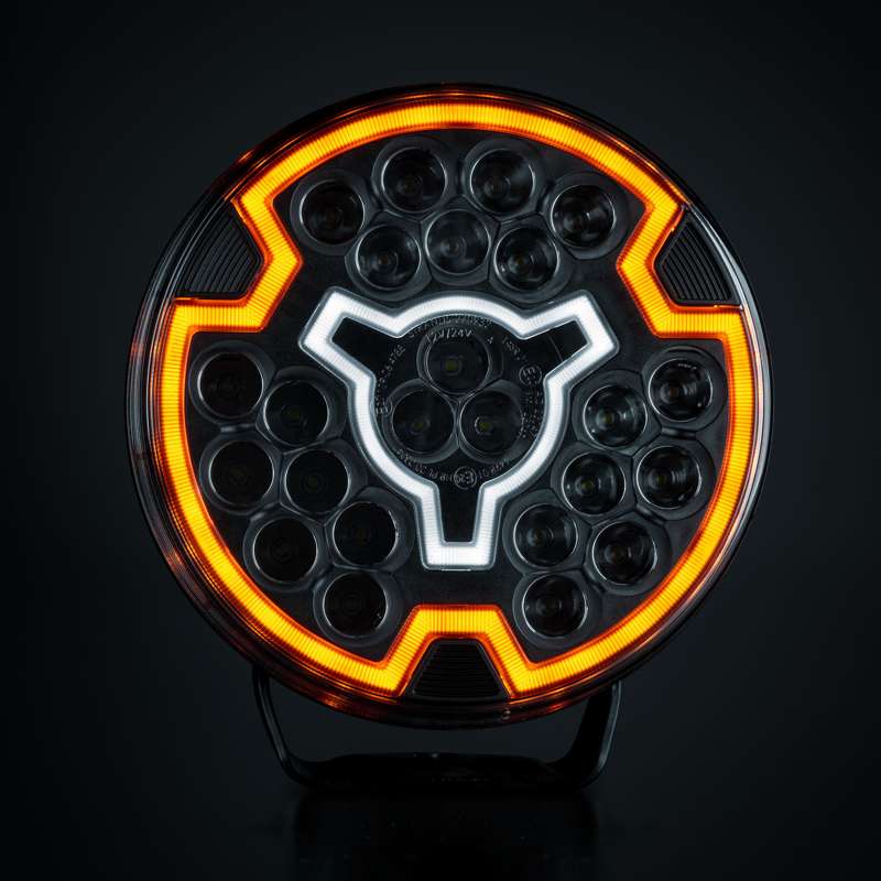 Extraljus Strands Freedom Maximum 7" LED 10000 lm E-godkänd – produktbild framifrån | Strands Lighting Division