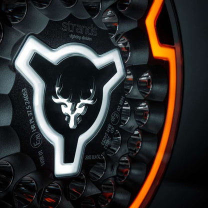 Extraljus Strands Freedom Maximum 9" LED 13400 lm E-godkänd – produktvy från sidan | Strands Lighting Division